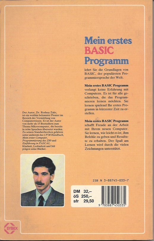 Mein erstes BASIC Programm von Dr. Rodnay Zaks