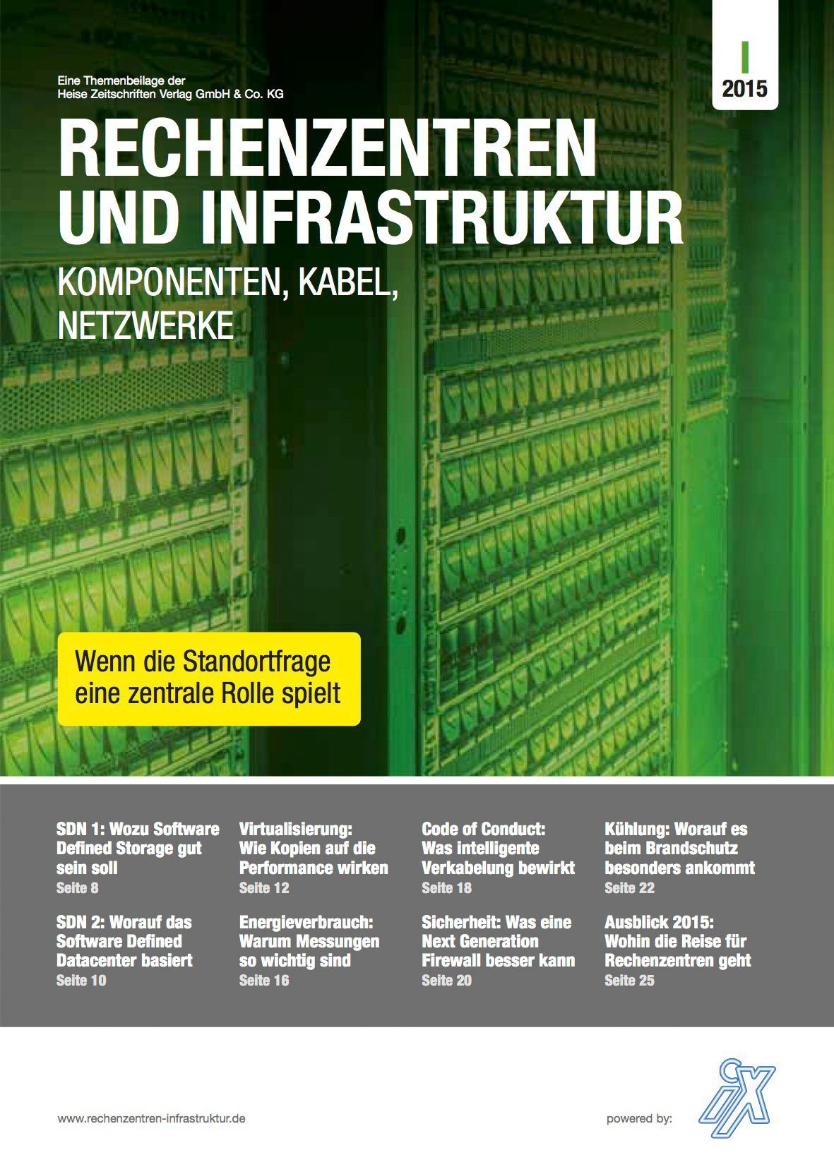 Rechenzentren und Infrastruktur 1/2015 in iX 2/2015