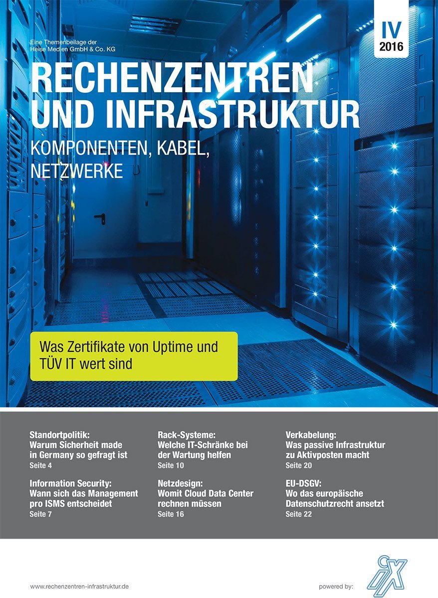 Rechenzentren und Infrastruktur 4/2016