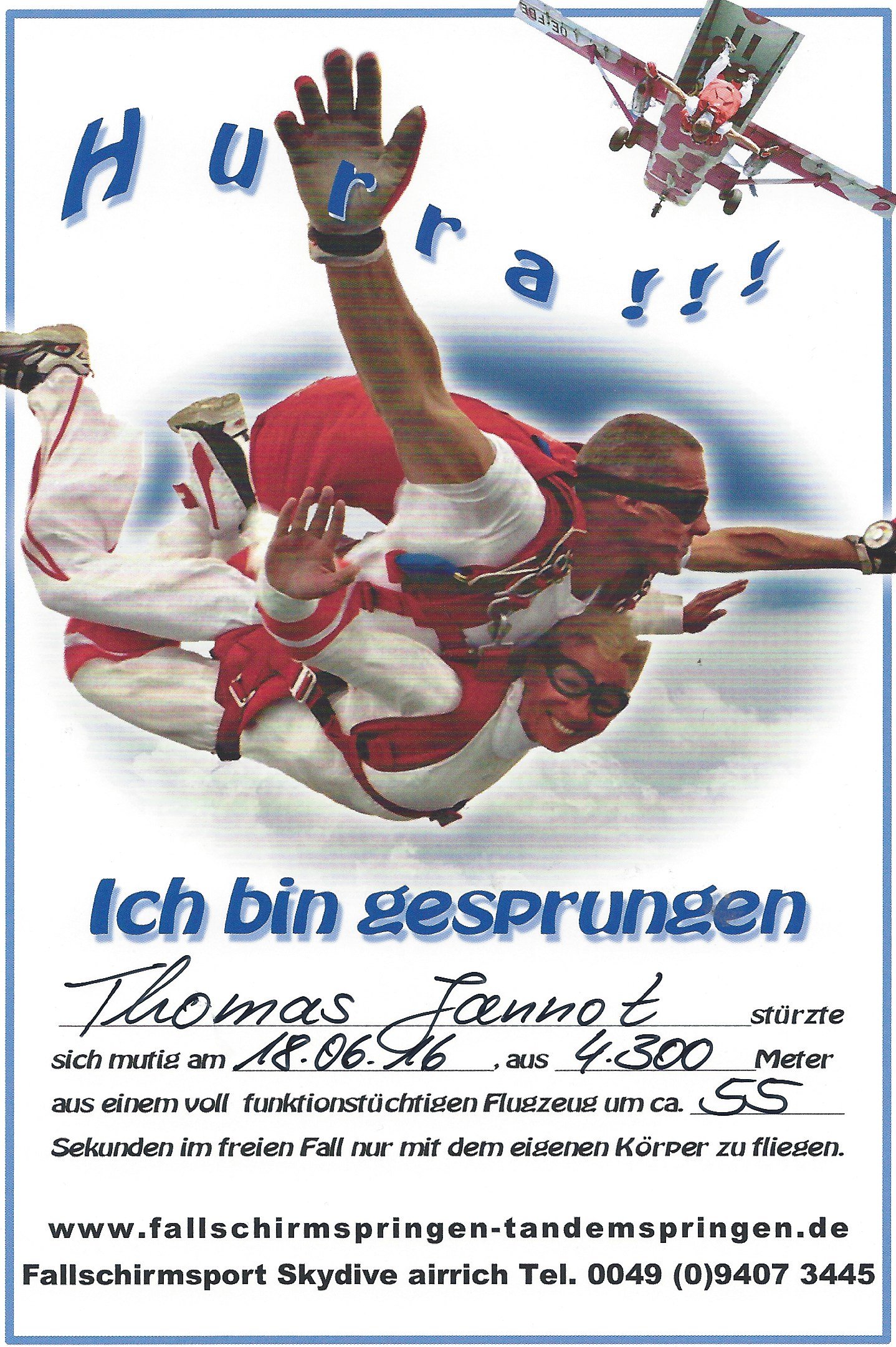 © Fallschirmsport Skydive airrich
