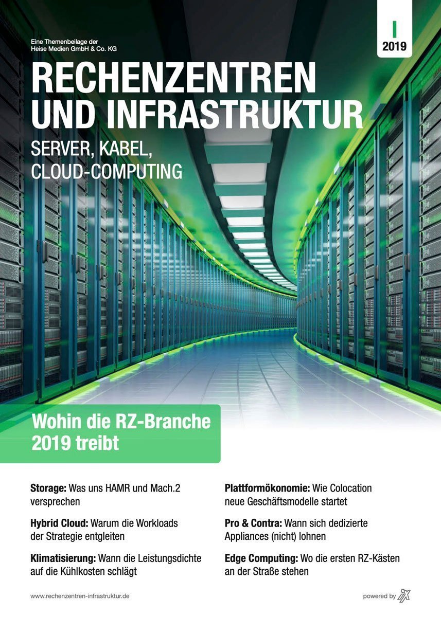 Rechenzentren und Infrastruktur 1/2019 in iX 4/19