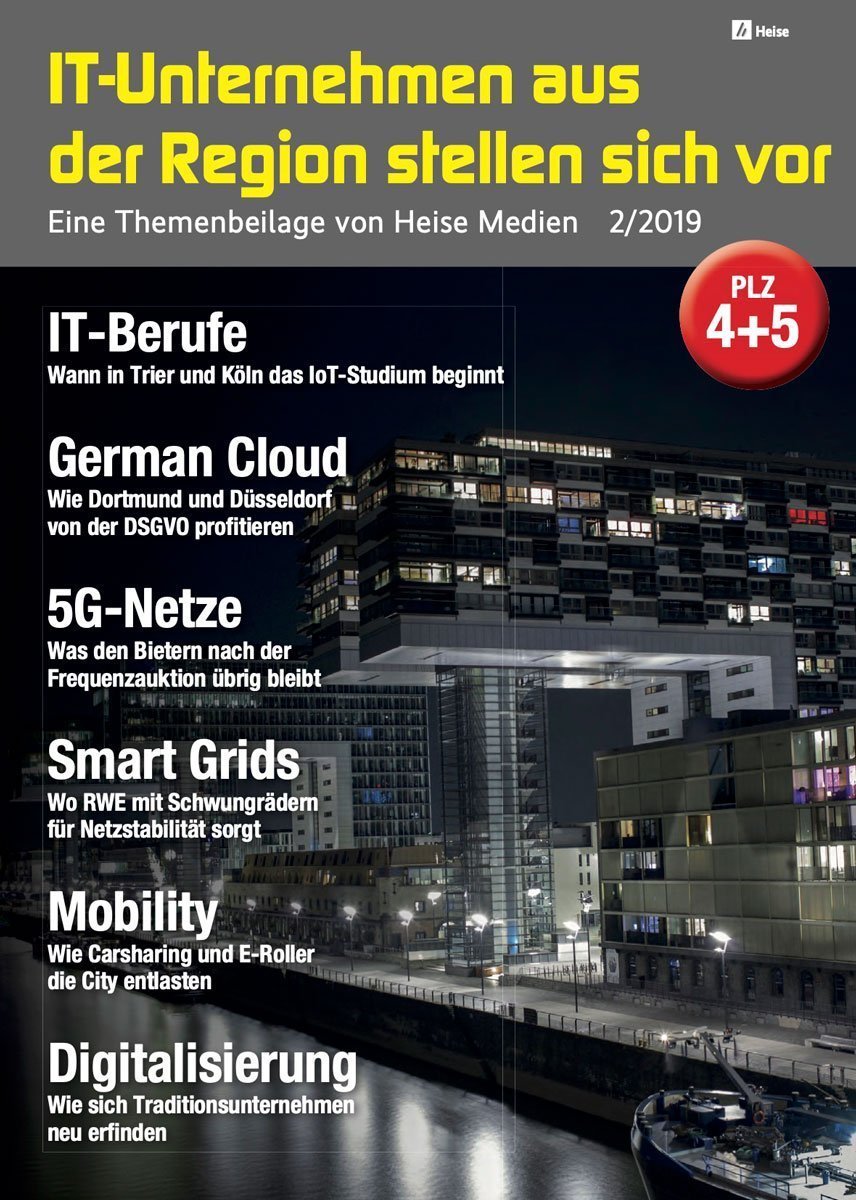 IT-Unternehmen aus der Region stellen sich vor 2/2019 (PLZ 4+5) in c't 12/19