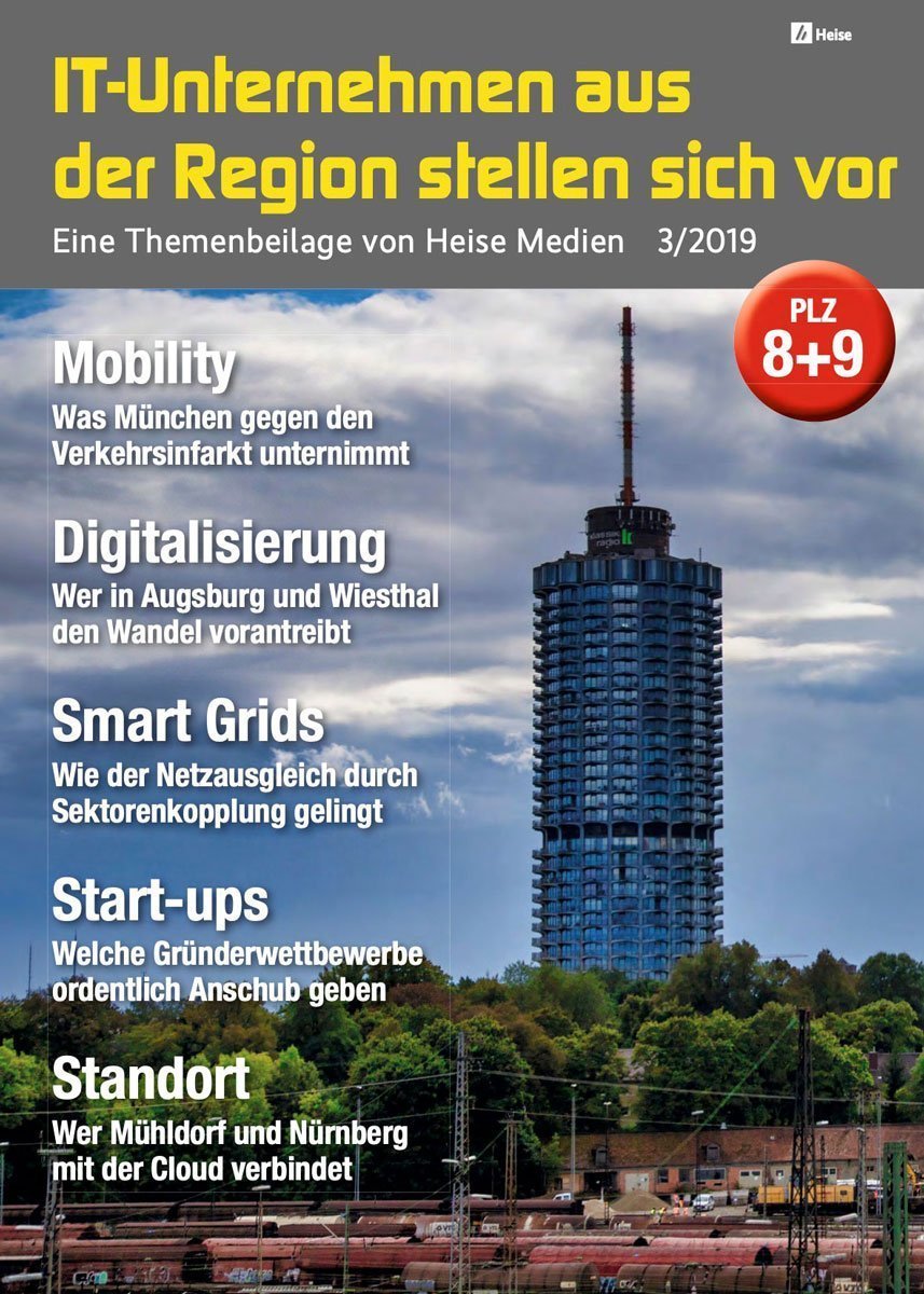 IT-Unternehmen aus der Region stellen sich vor 3/2019 (PLZ 8+) in c't 23/19